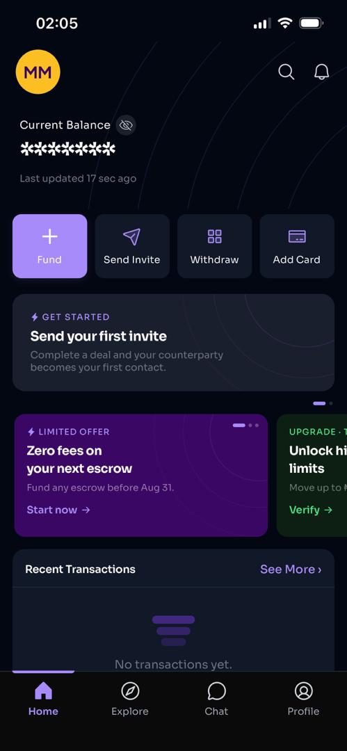 Ketapay — Escrow Platform mobile screenshot